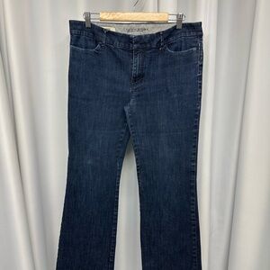 Banana Republic Dark Blue Flare Jeans vintage 2008 size 14